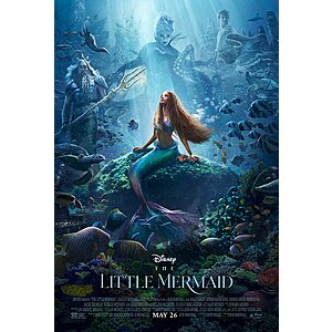 Buy 3 Participating Kellogg's Cereals from Walmart, Get $13 Off Movie Ticket for The Little Mermaid (2023) or any other Disney film via Fandango