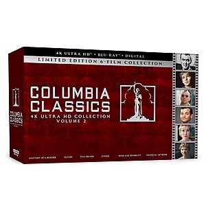 Columbia Classics 4K Blu-ray Ultra HD Collection Volume 2 $99.17 or less