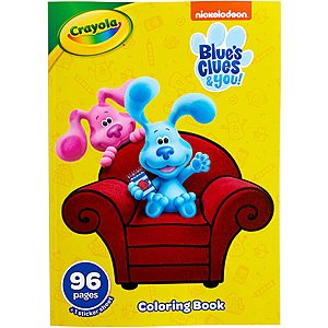 96-Page Crayola Blues Clues Coloring Book w/ Stickers $1.60 + Free Store Pickup
