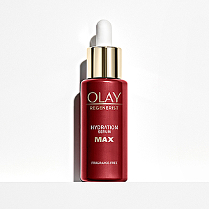 1.3-Oz Olay Regenerist MAX Hydration Serum w/ Hyaluronic Acid $10 + 10% Slickdeals Cashback + Free Shipping