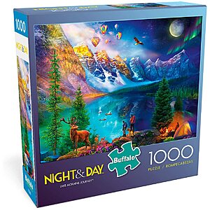 1,000-Pc Buffalo Games Lake Moraine Journey Jigsaw Puzzle $7.20 + Free Shipping w/ Amazon Prime or Orders $25+