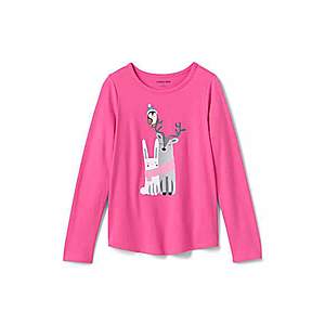 Lands' End Extra 50% Off Clearance, Girls' Long Sleeve Tees from $5, Men's Outerwear from $15, more + Free Shipping $75+