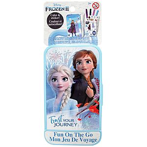 Disney Frozen 2: Magic Reveal Sticker Fun Pad $1.50, Fun On The Go Activity Kit $1.20 & More + Free Store Pickup