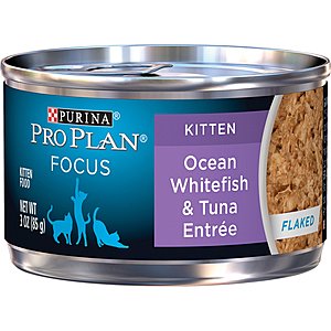 24-Pack Purina Pro Plan Focus Kitten Classic Chicken & Liver Entree Canned Cat Food (3-Oz each) $11.95 or less w/ Autoship & More + Free Shipping $49+