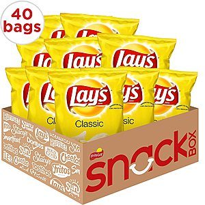 40-Pack 1-Oz Lay's Classic or Fritos Original Potato Chips $9.60 w/ Subscribe & Save