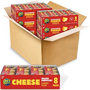 48-Pack 1.38-Oz Ritz Sandwich Crackers: Cheese $11.50, Peanut Butter $11.85 w/ S&S + Free Shipping w/ Prime or on $25+