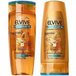 12.6-Oz L'Oreal Paris Elvive Shampoo or Conditioner 2 for $1.58 + Free Store Pickup at Walgreens