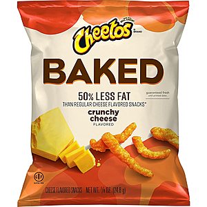 40-Count 0.875-oz Frito-Lay's Cheetos Baked Crunchy Cheese Snacks $10.55 w/ Subscribe & Save