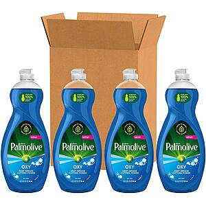 4-Pack 32.5-Oz Palmolive Ultra Dish Soap (Oxy Power Degreaser) $8.36 w/ S&S + Free Shipping w/ Prime or $25+