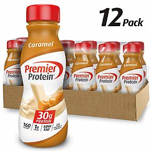 12-Pack of 11.5-oz Premier Protein 30g Protein Shake (Caramel) $11.61 w/ S&S + Free S&H