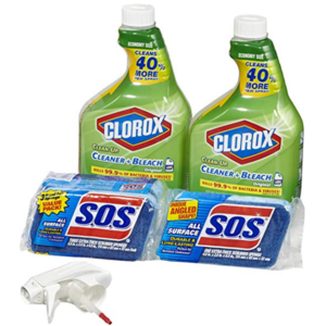 2-Ct 32oz Clorox Clean-Up + 4-Ct S.O.S Scrubber Sponges $7 & More w/ S&S + Free S/H