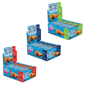 48-Count 1.3oz Kellogg's Nutri-Grain Cereal Bars (assorted pack) $7.87 w/ S&S + Free S&H
