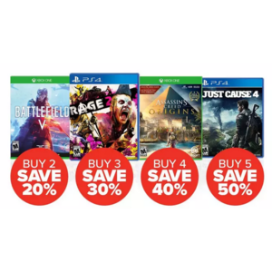 Gamestop Used Games under $20 (Xbox One, PS4, Swtch, more): Buy More Save More: 50% Off 5, 40% Off 4, 30% Off 3, 20% off 2  + free shipping on $35+