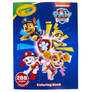 288-Pg Crayola Coloring Book w/ Stickers: Paw Patrol, Disney Princess or Disney Jr. $4 Each + FS w/ Amazon Prime, FS on $25+ or Free Store Pickup at Target, FS on $35+