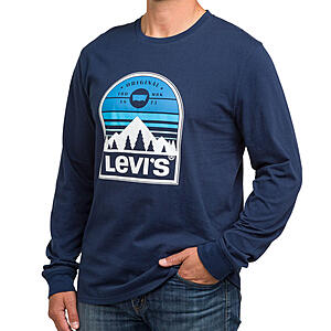 Sam's Club Members: Levi's Men's L/S Graphic Tee (various) $4.80 + Free S&H w/ Plus