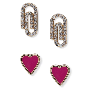 DKNY or Betsey Johnson Stud Earrings From $10, DKNY Necklaces From $10 & More + Free Store Pickup at Macy's or FS on $25+