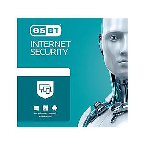 ESET Internet Security 2021 [1 Year / 3 PCs - Digital Download] $29.99