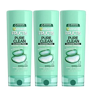 3-Ct 12-Oz Garnier Hair Care Fructis Pure Clean Conditioner $6.50 w/ S&S + Free Shipping w/ Prime or on $25+