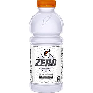 12-Pack 20-Oz Gatorade Zero Sugar Thirst Quencher (Glacier Cherry) $6.72 + Free Shipping w/ Prime or on $25+