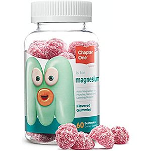 60-Ct Chapter One Magnesium Gummies  $7.47 @ Amazon