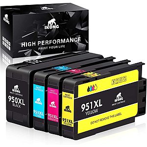 Ink Cartridge Replacement Compatible with HP 950xl 951xl  $9.49 AC with FSSS on Amazon