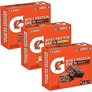 Amazon has 18 pack variety pack of Gatorade Protein Bars for $10 ish with subscribe and save and 20% off coupon