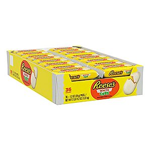36-Count 1.2-Oz REESE'S White Creme and Peanut Butter Eggs Easter Candy $19.81 + Free Shipping w/ Prime or Orders $25+