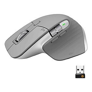 Staples $20 off 100+  Logitech MX Master 3 910-005692 Darkfield Advanced Wireless Mouse, Mid Gray $80