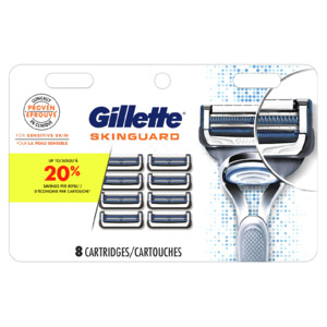 Select Walgreens Stores: 8-Count Gillette SkinGuard Men's Razor Blades Free & More + Free Store Pickup Orders $10+