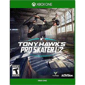 Tony Hawk's Pro Skater 1 + 2 (Pre-Owned, Xbox One) $14 or less + Free Store Pickup at GameStop