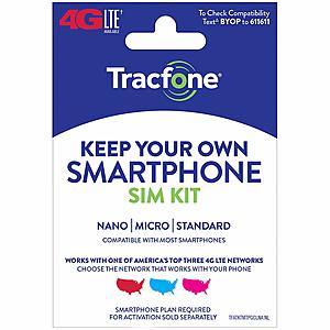$25 Amazon eGift Card w/ TracFone/Total Wireless/Simple Mobile/NET10 Activation from $16 (New Lines Only)