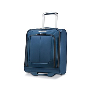 Select Luggage: 17.5" Samsonite Soylte DLX Softside Underseater (Grey or Blue) $60 & More + Free S/H w/ Amazon Prime