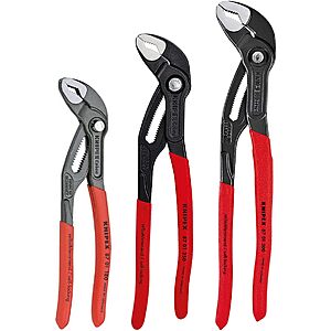 3-Pack Knipex Cobra Pliers Set (180mm, 250mm & 300mm) $84.05 + Free Shipping