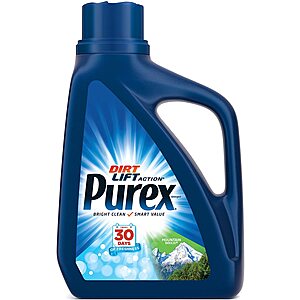 Purex Liquid Laundry Detergent 43.5 - 50 oz $1.99/ea (Requires 6 to buy) free store pickup $1.99