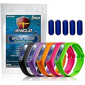 Natural Mosquito Repellent Bracelet DEET Free (5 PACK) $6.49 + Free Prime Shipping