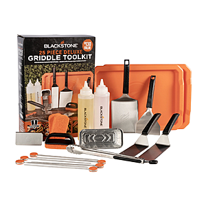 Blackstone 25 Piece Griddle Tool Kit Gift Set for Outdoor Cooking - $39.97