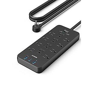 Anker Power Strip 2100J 12-Outlet Surge Protector w/ 2x USB A + 1 USB C Port $26 + Free Shipping