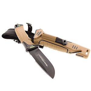 StatGear 10'' Surviv-All Fixed Blade Knife w/ Sheath, Built in Sharpener, Fire Starter, & Cord Cutter $25 + Free Shipping w/ Prime or on $35+