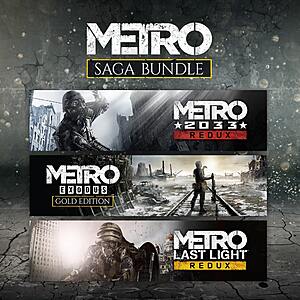 Metro Saga 3-Game Bundle (PS4 / PS5 Digital Download) $9