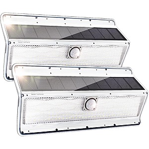 Ezbasics Outdoor Solar Lights (Black, White) $15.49 + Free Shipping w/ Prime or $25+ orders