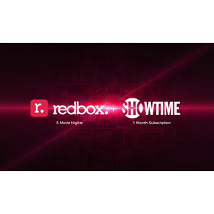 5 Redbox Movie Night Rentals and 1 Month of Showtime - $5 at Groupon