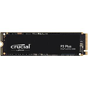 2TB Crucial P5 Plus M.2 NVMe PCIe Gen 4 Solid State Drive SSD $132, 4TB WD_BLACK SN850X SSD $350 & More + 12% Slickdeals Cashback + Free Shipping