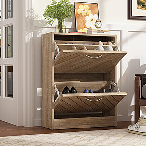 30" Union Rustic 2 Cabinet Shoe Storage for 12 Pairs (Various Colors) from $67.50 + Free Shipping