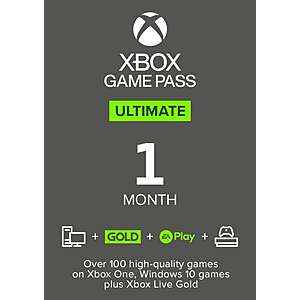 1-Month Xbox Game Pass Ultimate Membership (Digital Code, Stackable) $7.40