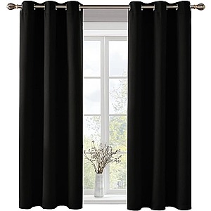 2-PK Deconovo Thermal Insulated Blackout Curtains (Various Sizes) from $8.03 + Free Shipping w/ Prime or $35+ orders