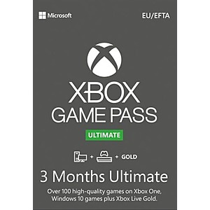 3 Month Xbox Game Pass Ultimate Subscription (Digital Delivery) $25