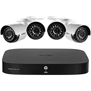Lorex 1080p HD 8-Channel 1TB DVR Security Camera System with Four 2MP Bullet Cameras $179.99 + Free Shipping