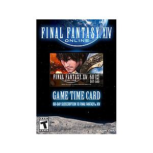 Final Fantasy XIV Online: 60 Day Time Card (Digital Code) $25