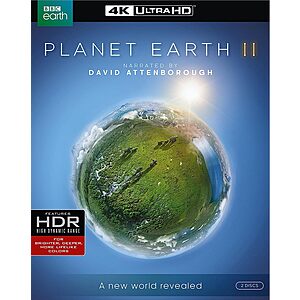 Amazon Prime Members: BBC Earth: Planet Earth II Narrated by Sir David Attenborough (4K UHD) $11.99 + Free Shipping