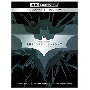 The Dark Knight Trilogy (4K Ultra HD + Blu-ray) $25.49 + Free Shipping